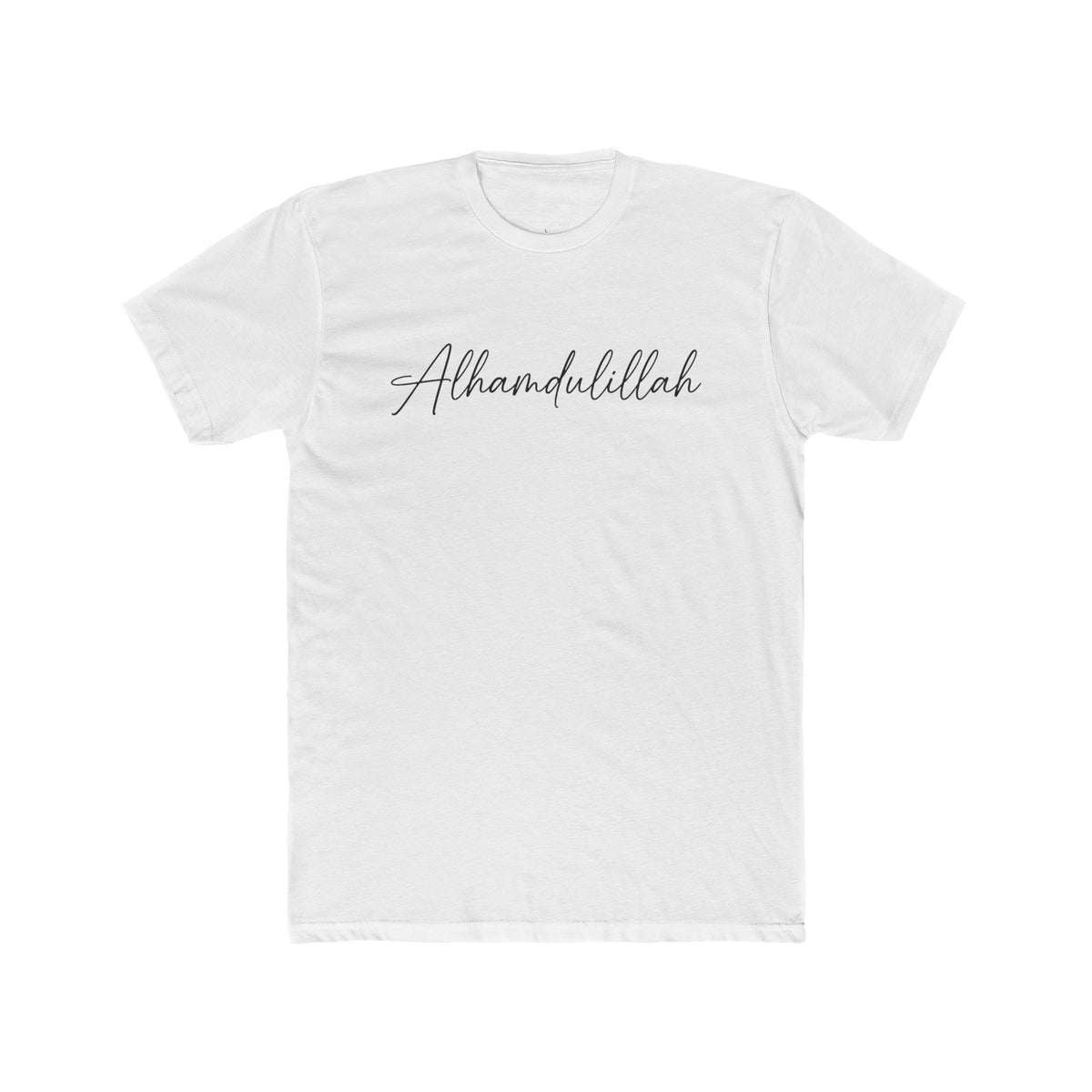 Alhamdulillah" Minimalist Script T-Shirt | Elegant Calligraphy Graphic Tee