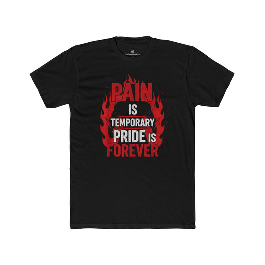 Pain is Temporary Pride is Forever Motivational Workout T-Shirt