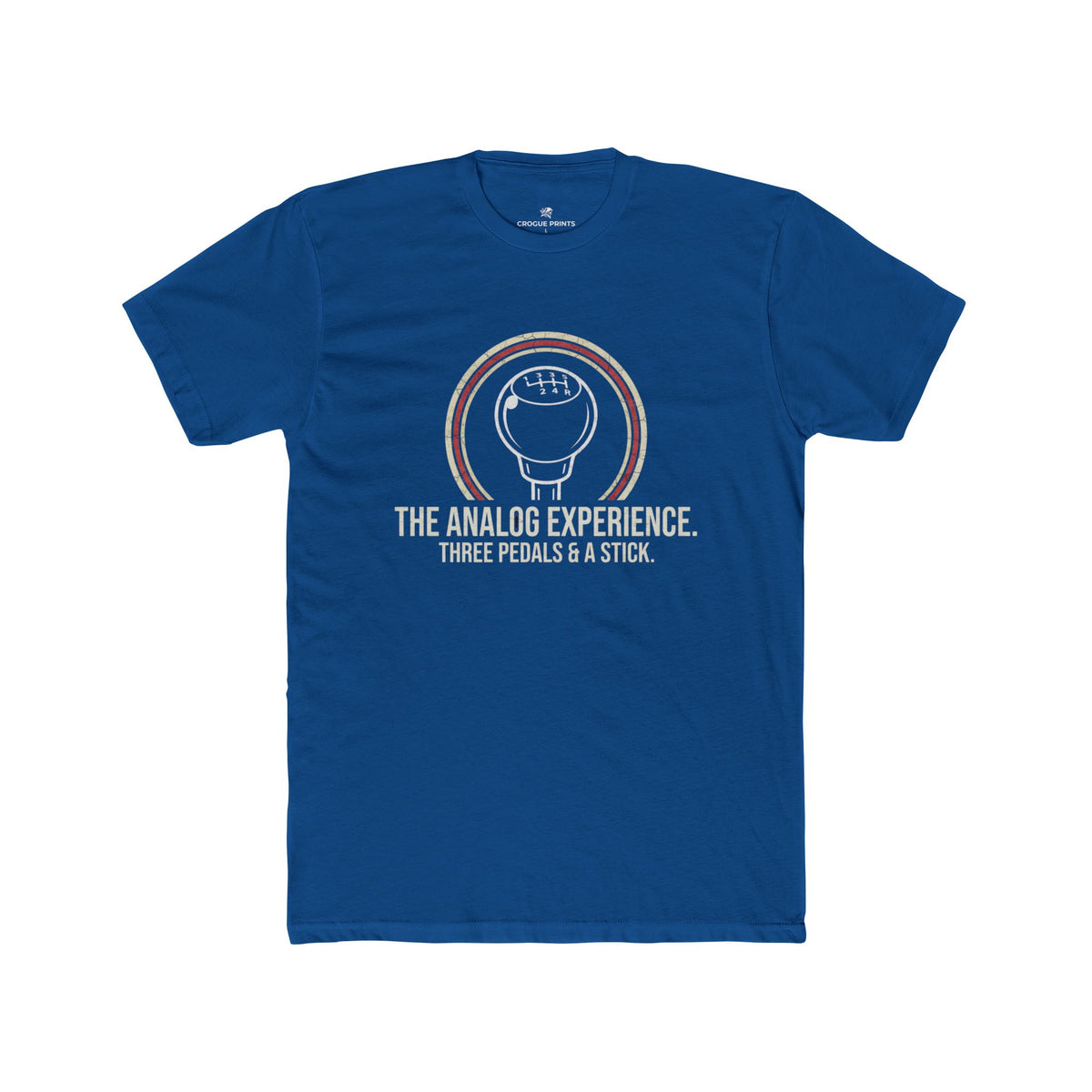 The Analog Experience" Manual Transmission T-Shirt