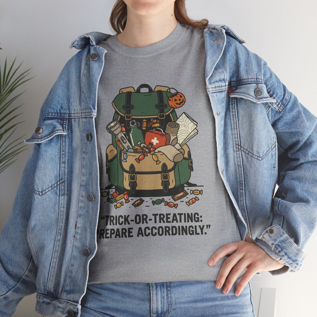 Halloween 'Trick-or-Treating: Prepare Accordingly' T-Shirt