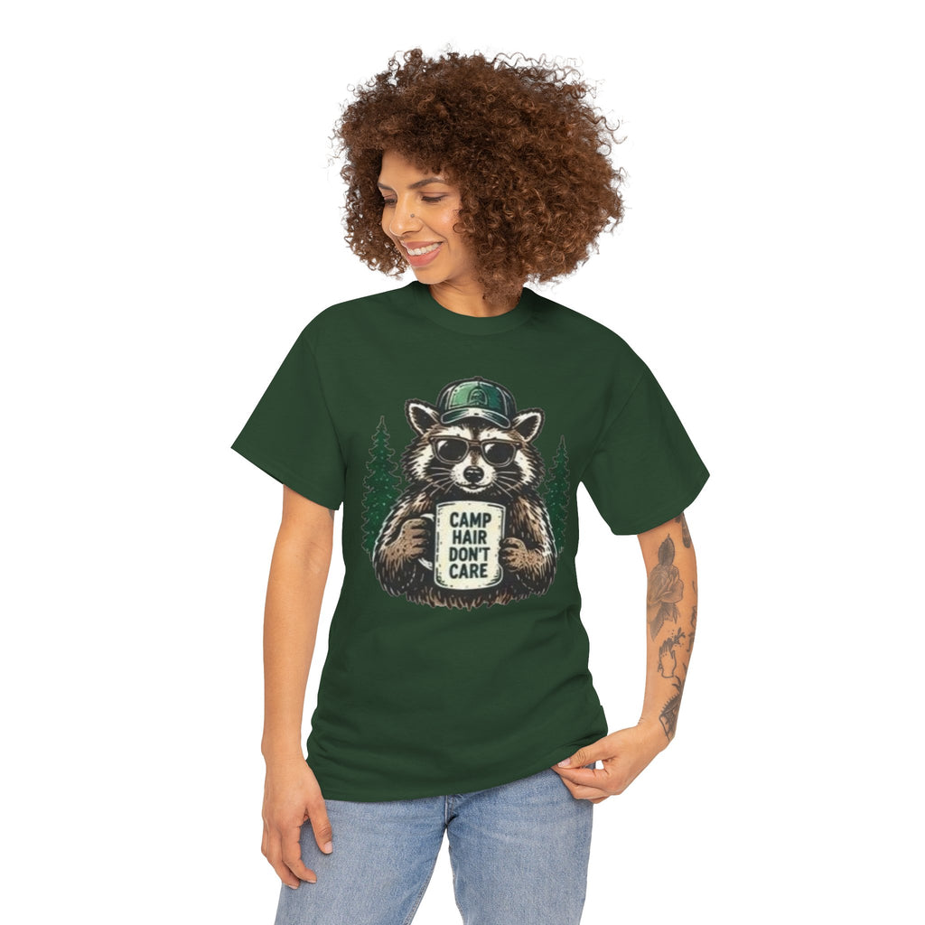 Camp Hair Don’t Care Raccoon T-Shirt