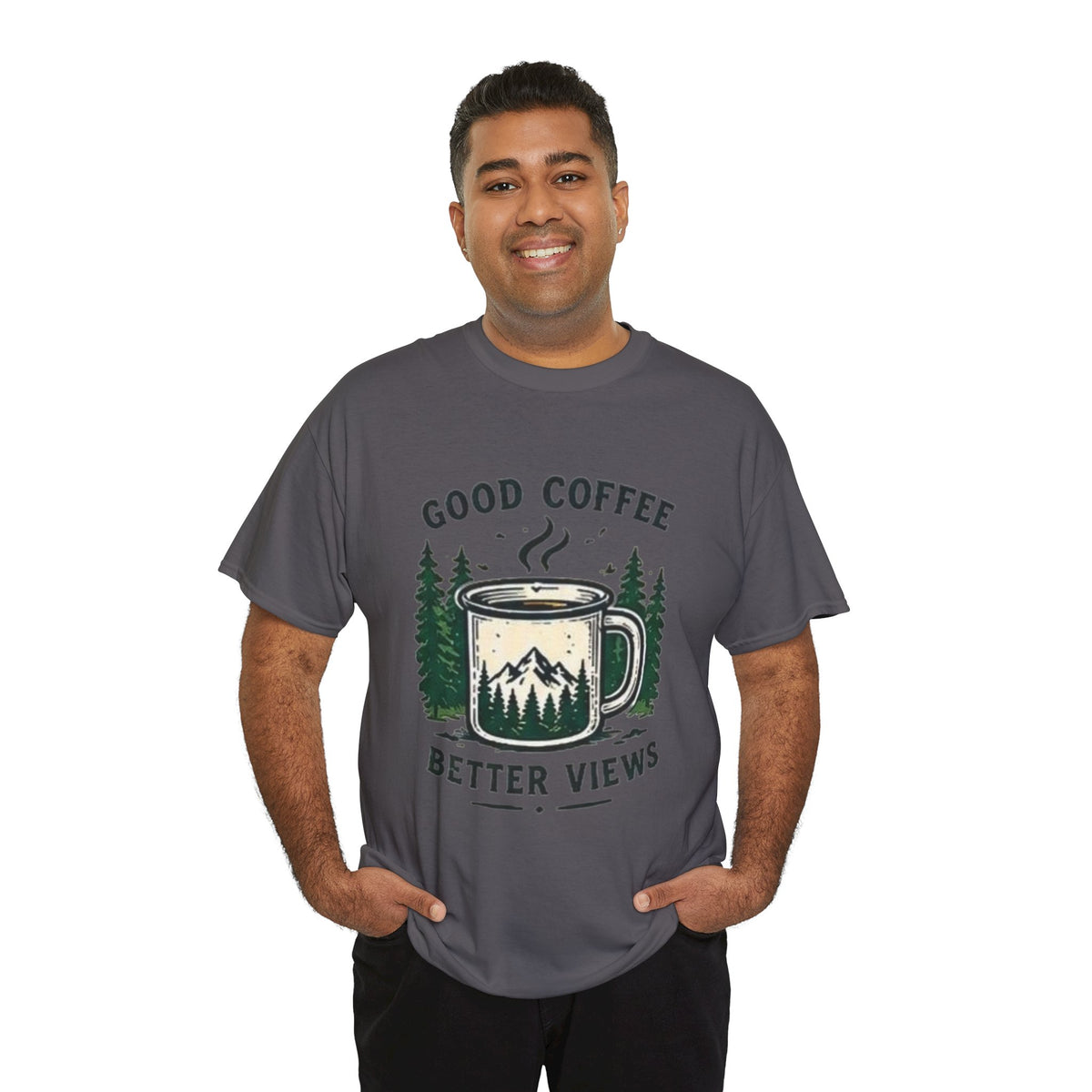 Good Coffee Better Views Tee