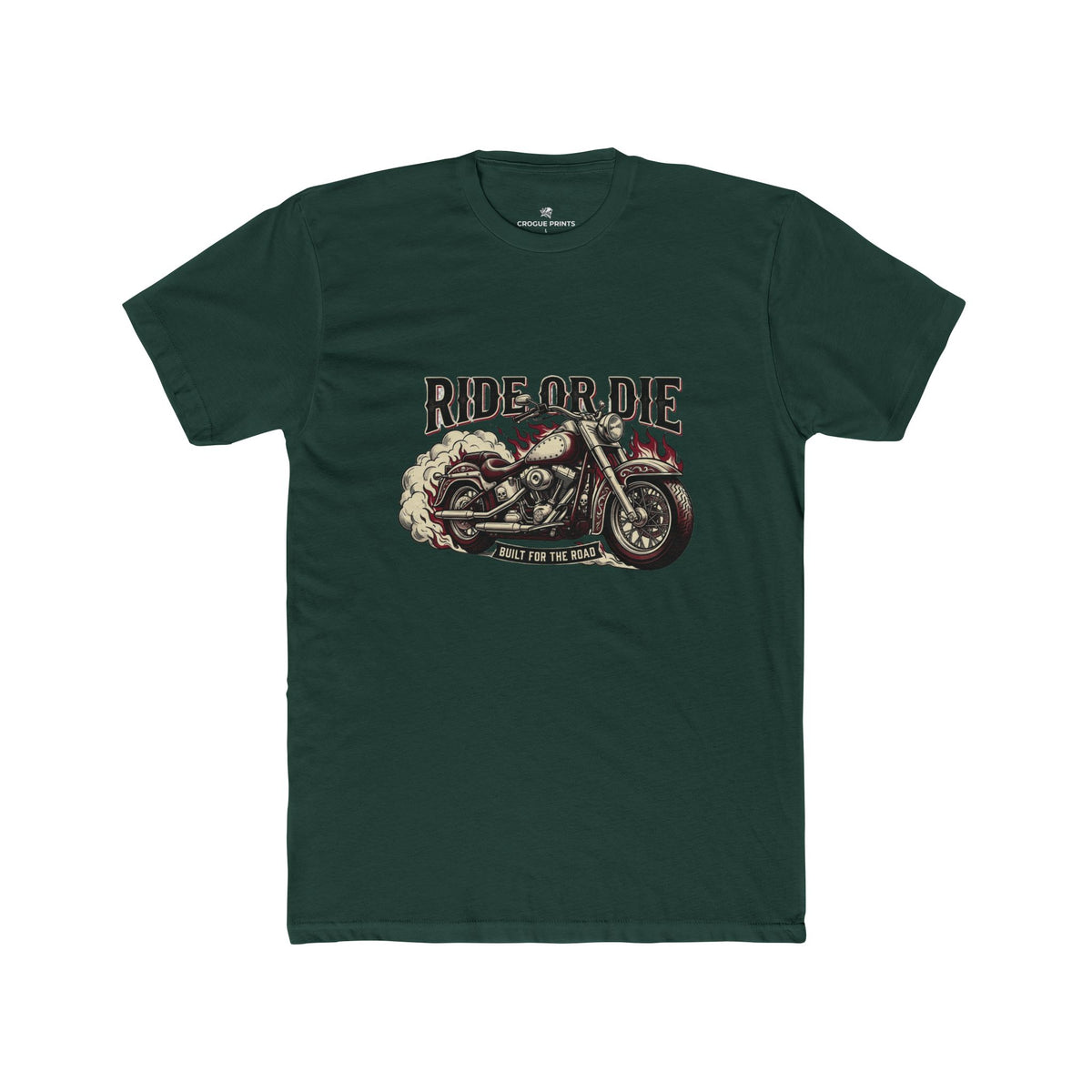 Ride or Die Vintage Motorcycle Graphic T-Shirt