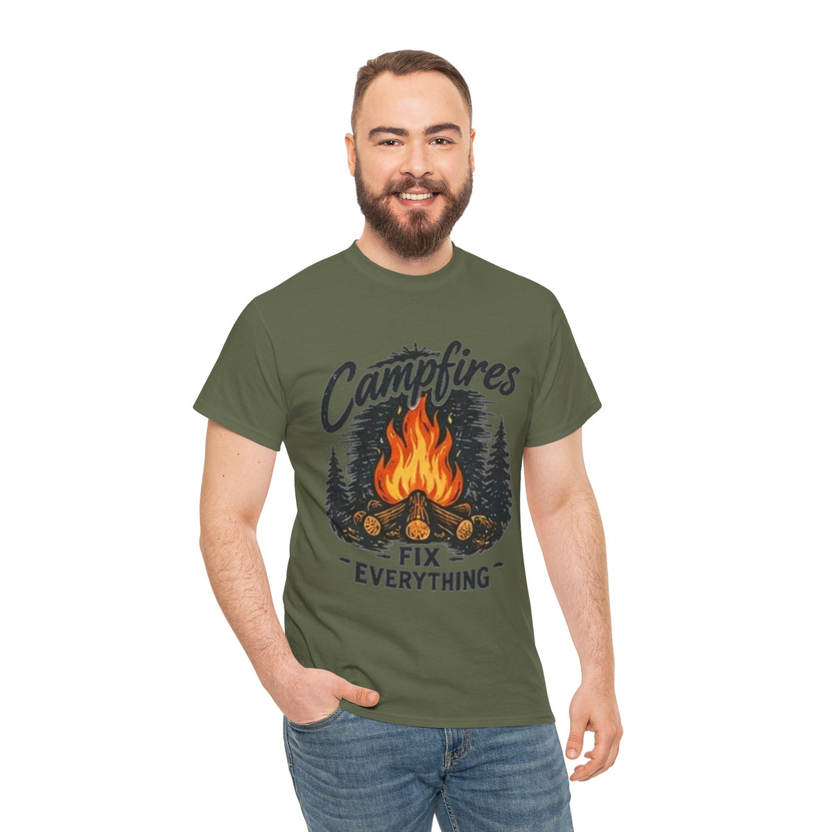 Campfires Fix Everything  Tee