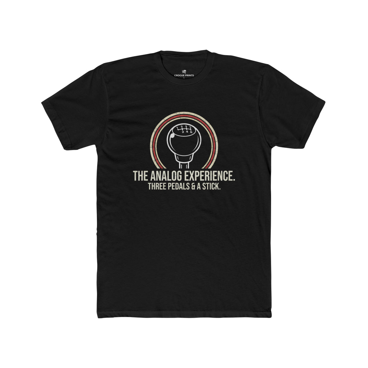 The Analog Experience" Manual Transmission T-Shirt