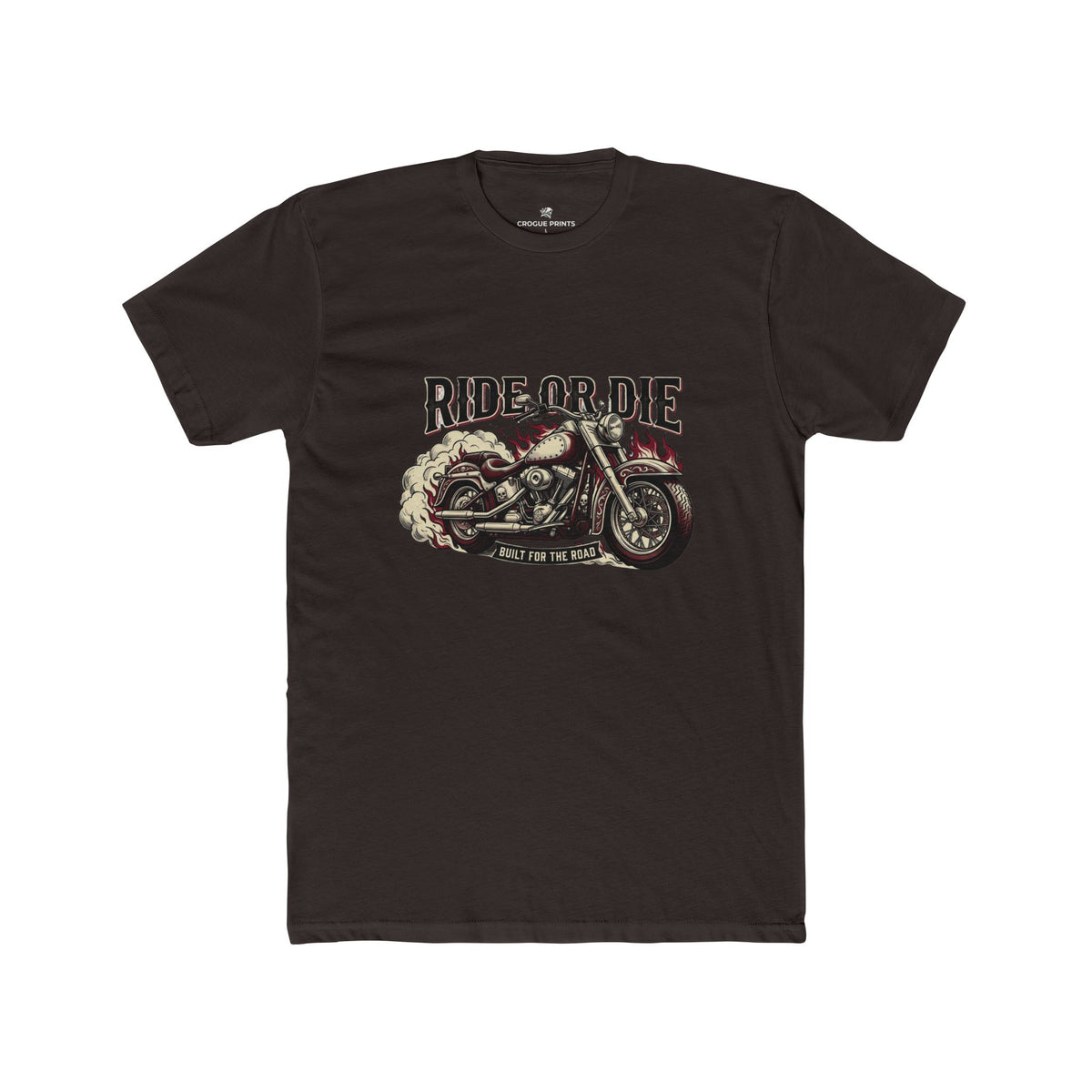 Ride or Die Vintage Motorcycle Graphic T-Shirt