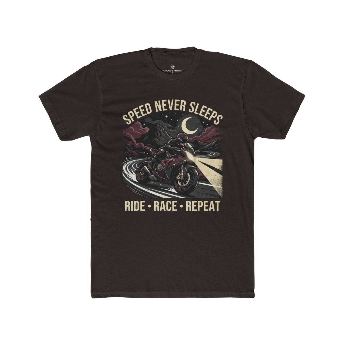 Speed Never Sleeps Motorcycle T-Shirt