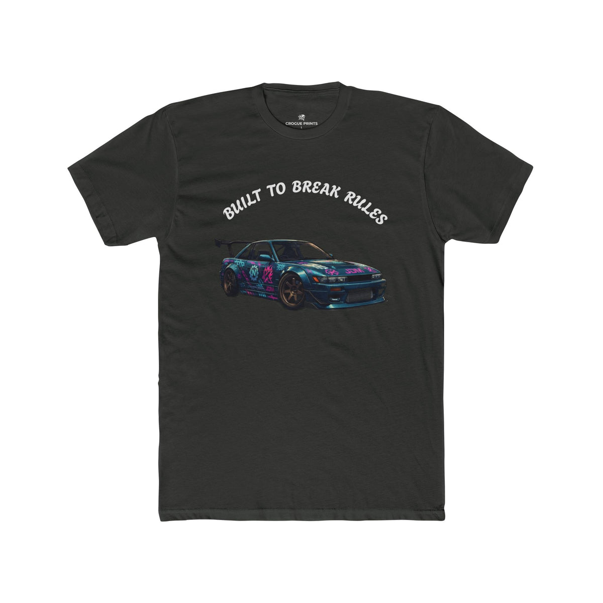 Built to Break Rules JDM Drift Car Graphic T-Shirt