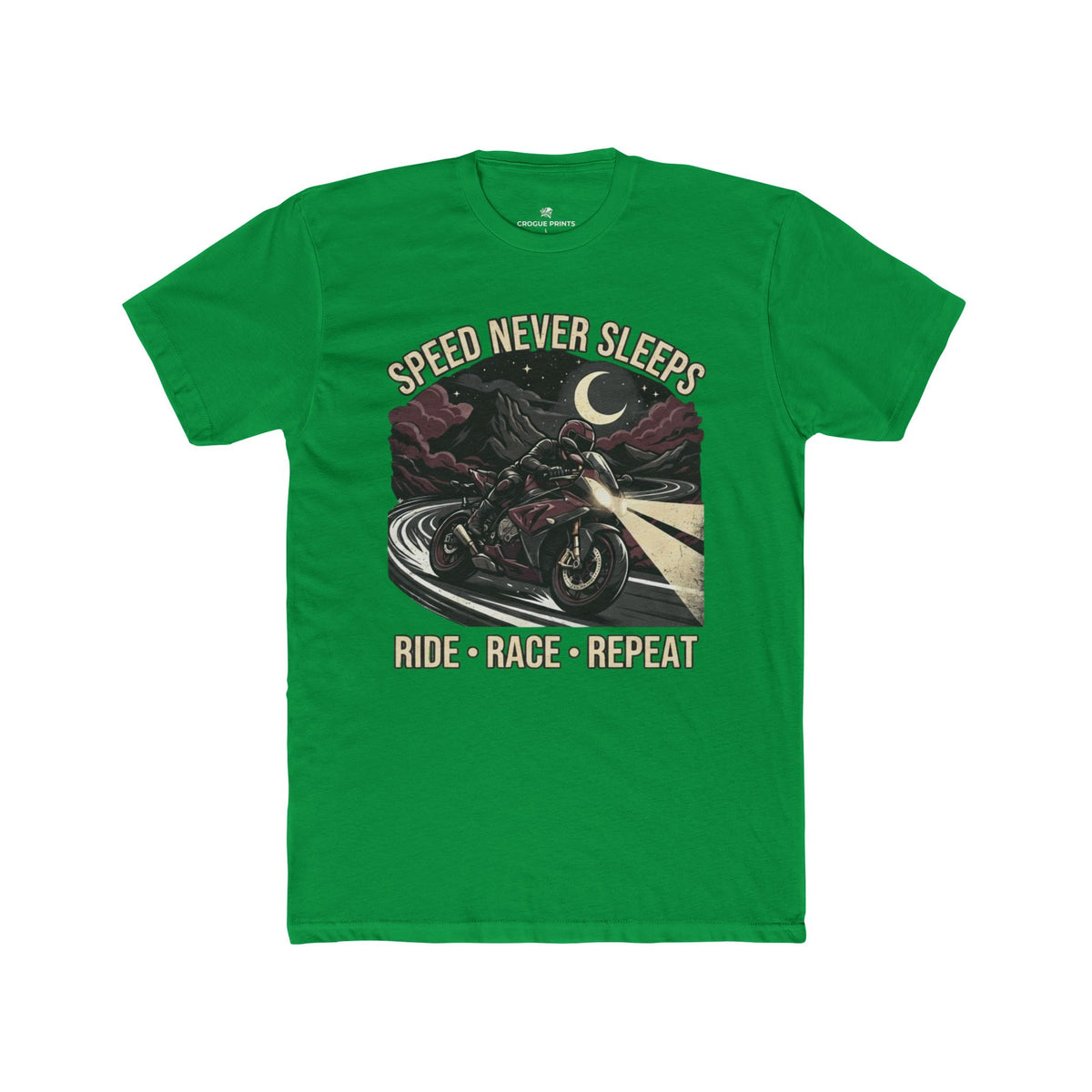 Speed Never Sleeps Motorcycle T-Shirt