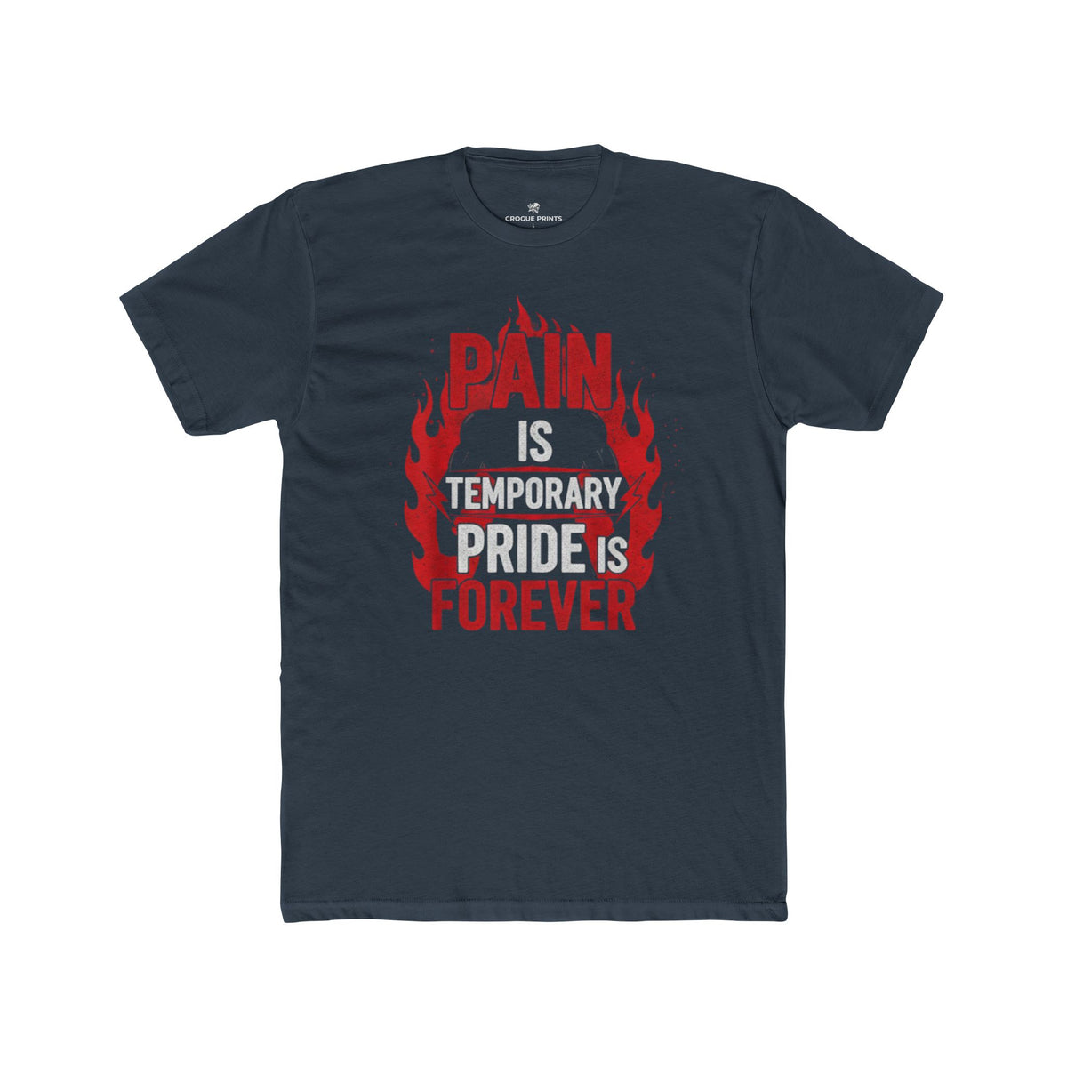 Pain is Temporary Pride is Forever Motivational Workout T-Shirt