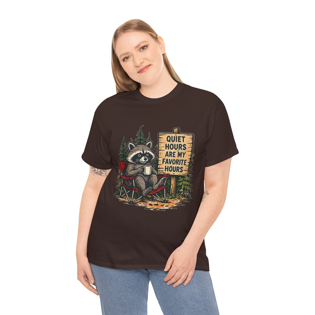 Raccoon Camping  T-Shirt