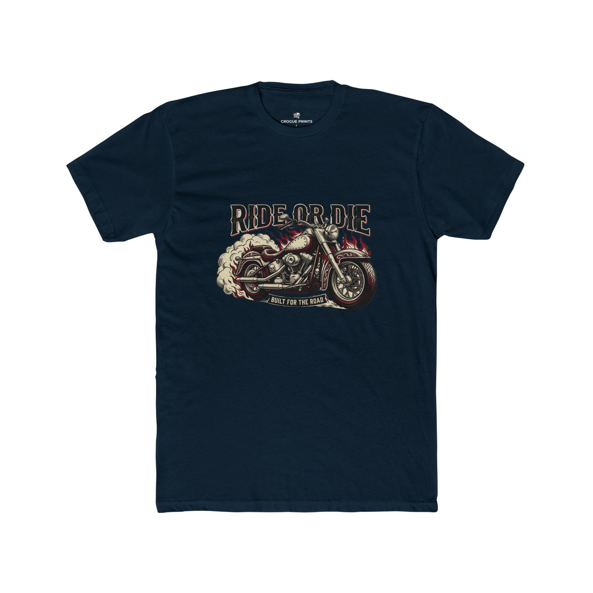 Ride or Die Vintage Motorcycle Graphic T-Shirt