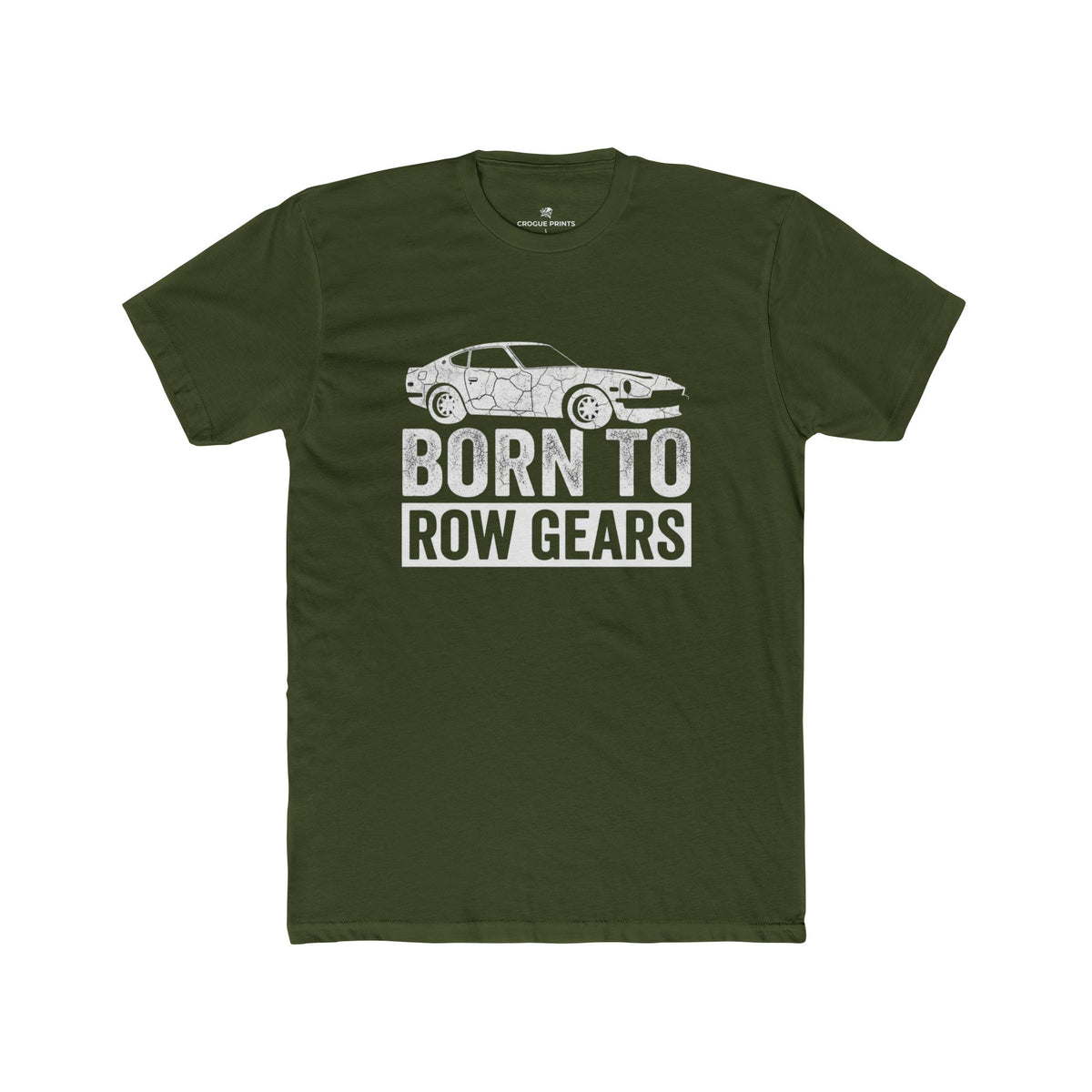 Born to Row Gears" Classic JDM Sports Car T-Shirt