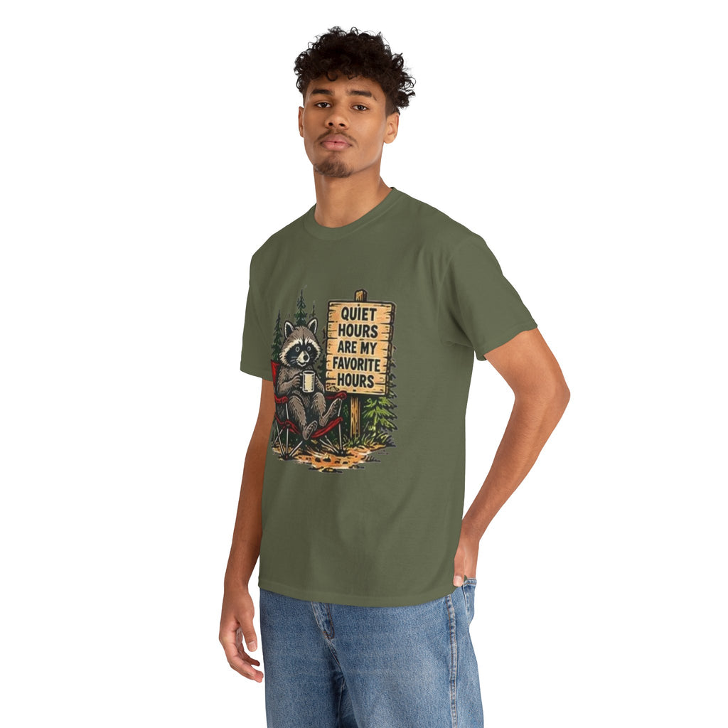 Raccoon Camping  T-Shirt