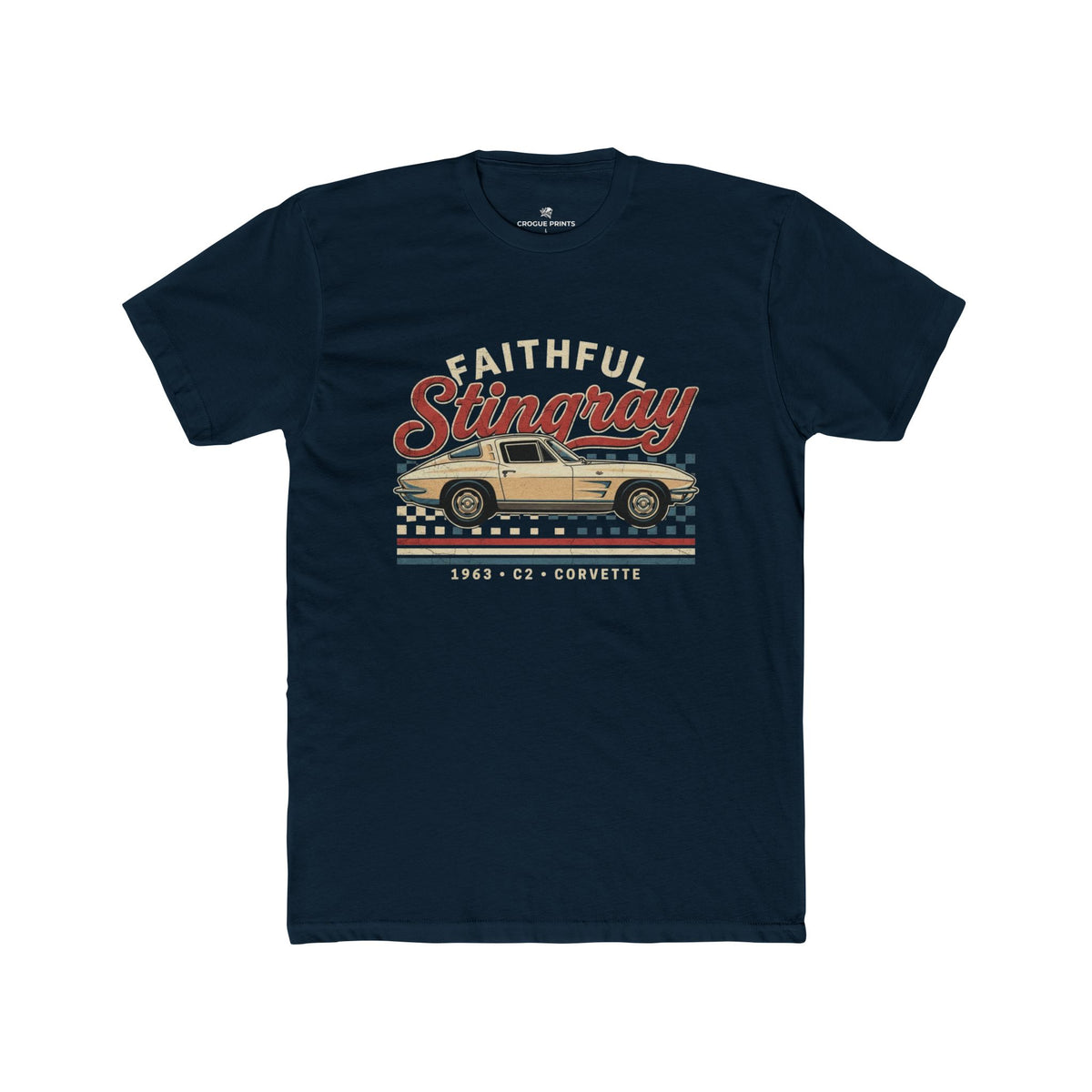 Faithful Stingray Tee — Retro Corvette Car Graphic T-Shirt