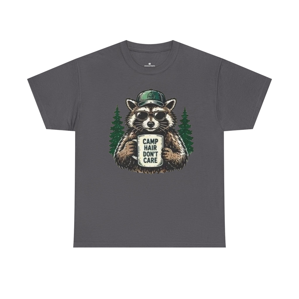 Camp Hair Don’t Care Raccoon T-Shirt
