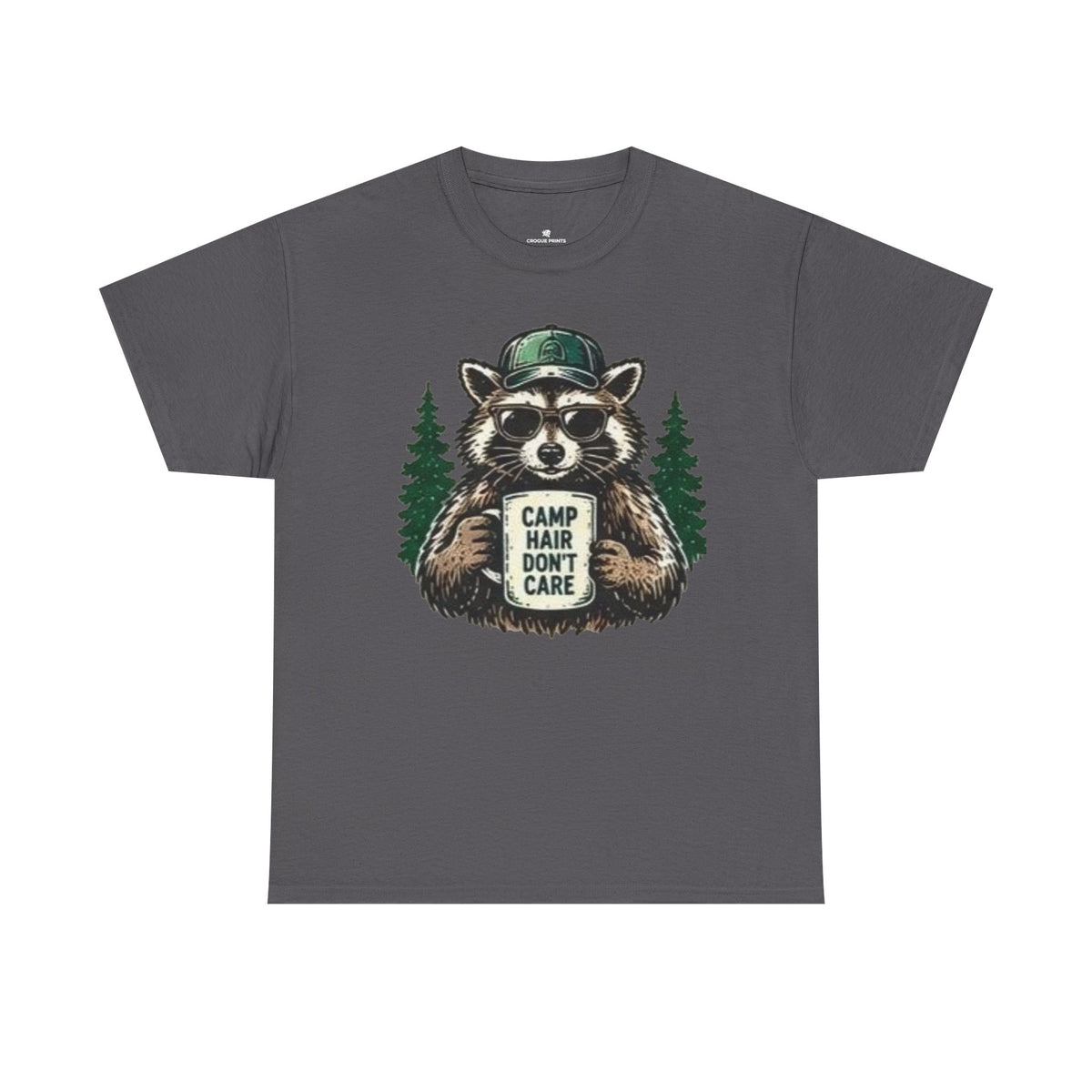 Camp Hair Don’t Care Raccoon T-Shirt