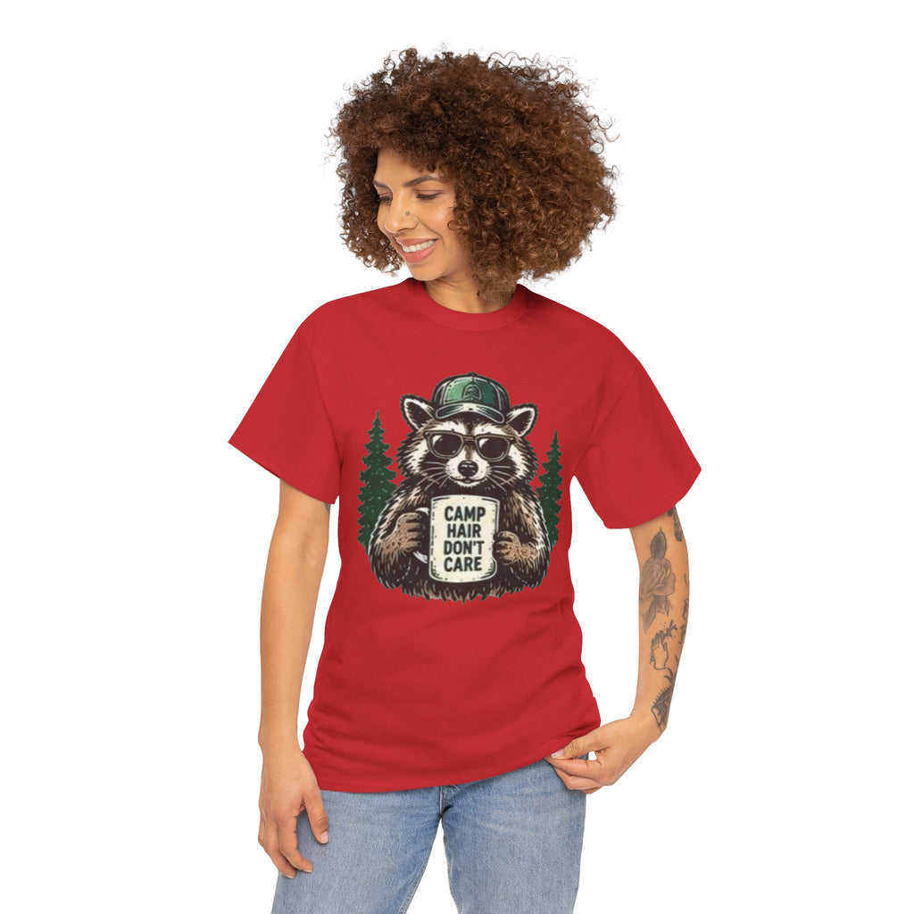 Camp Hair Don’t Care Raccoon T-Shirt