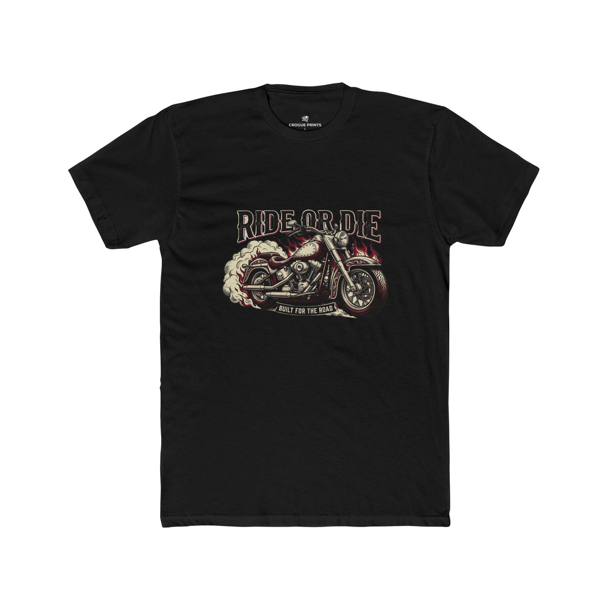 Ride or Die Vintage Motorcycle Graphic T-Shirt