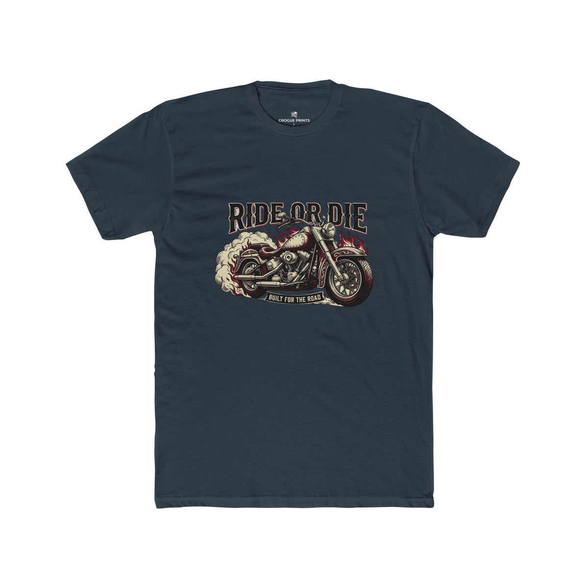 Ride or Die Vintage Motorcycle Graphic T-Shirt