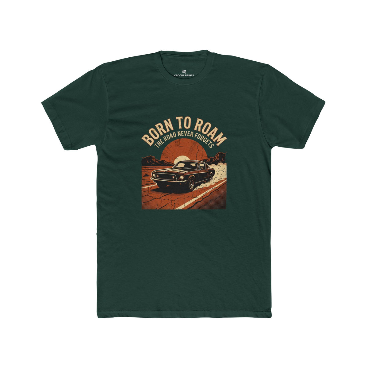 The Road Never Forgets" Muscle Car Shirt