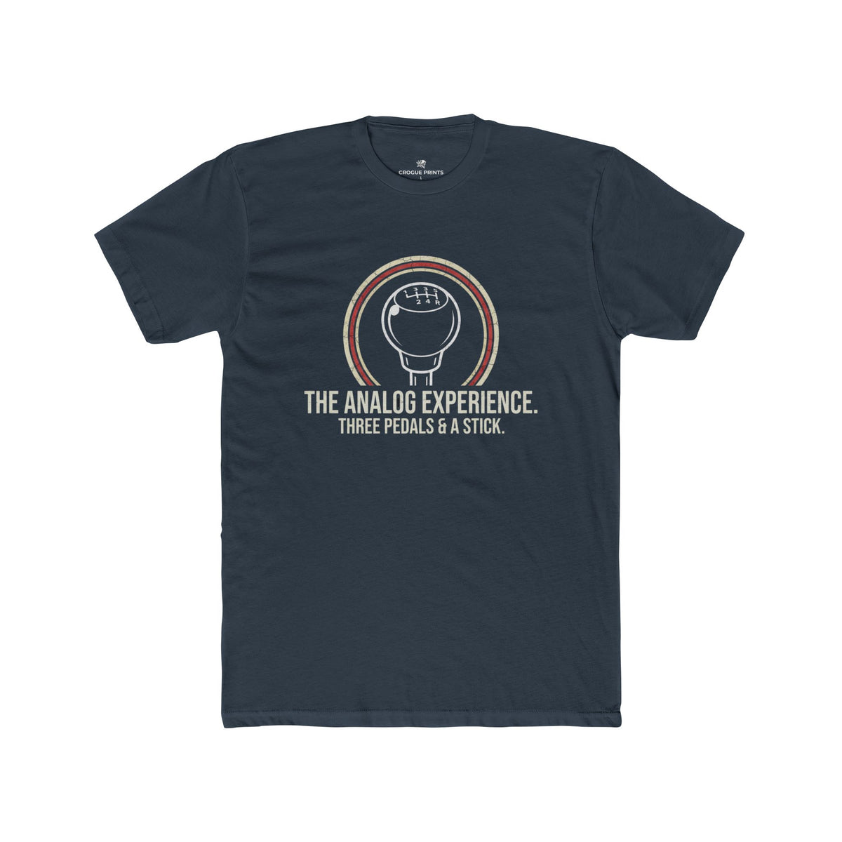 The Analog Experience" Manual Transmission T-Shirt