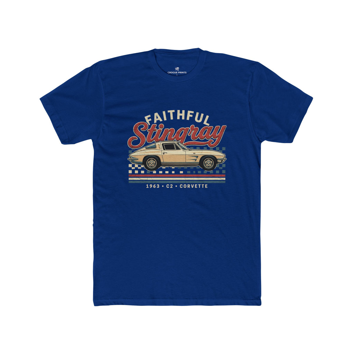 Faithful Stingray Tee — Retro Corvette Car Graphic T-Shirt