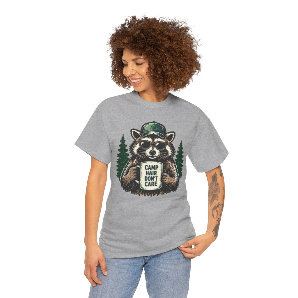 Camp Hair Don’t Care Raccoon T-Shirt