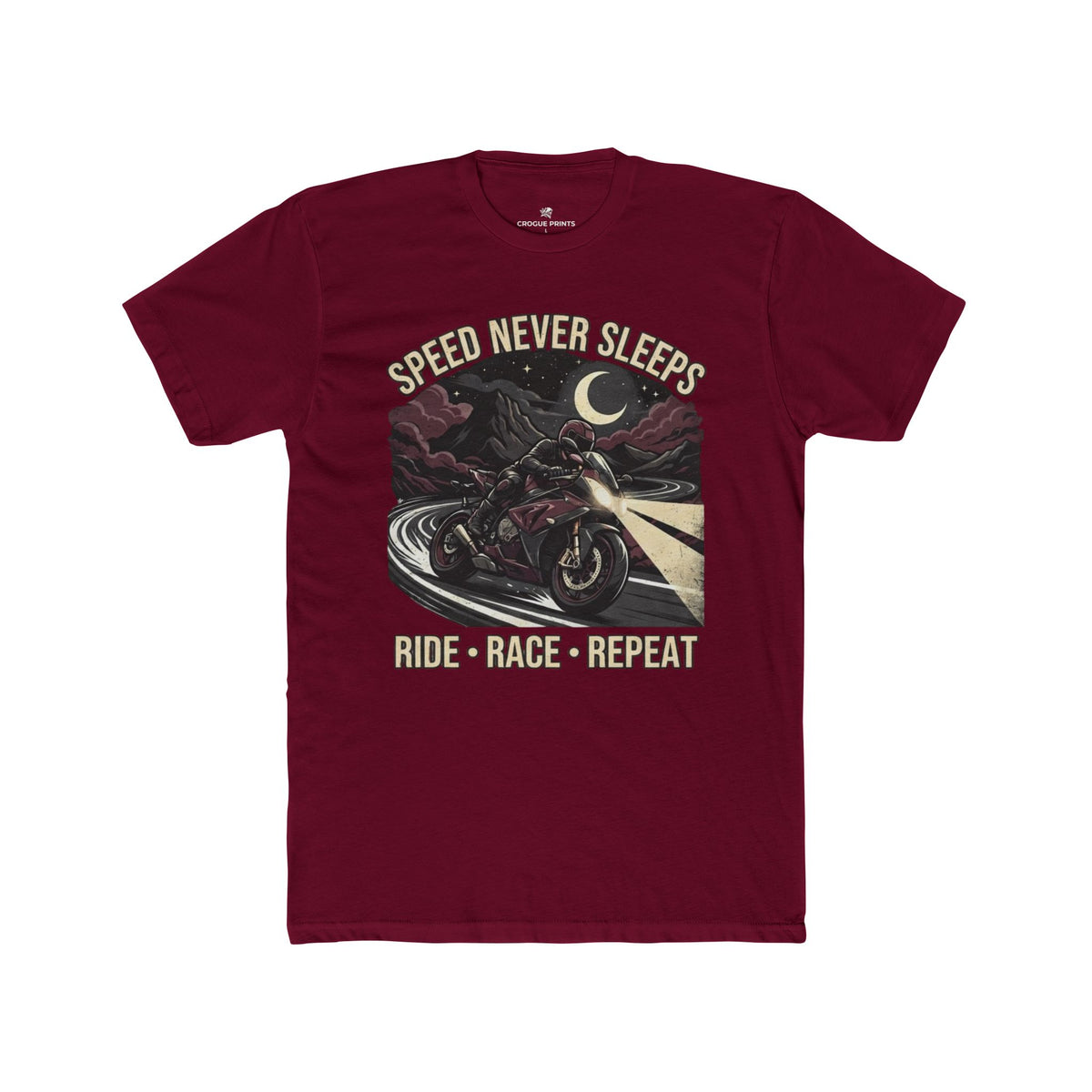 Speed Never Sleeps Motorcycle T-Shirt