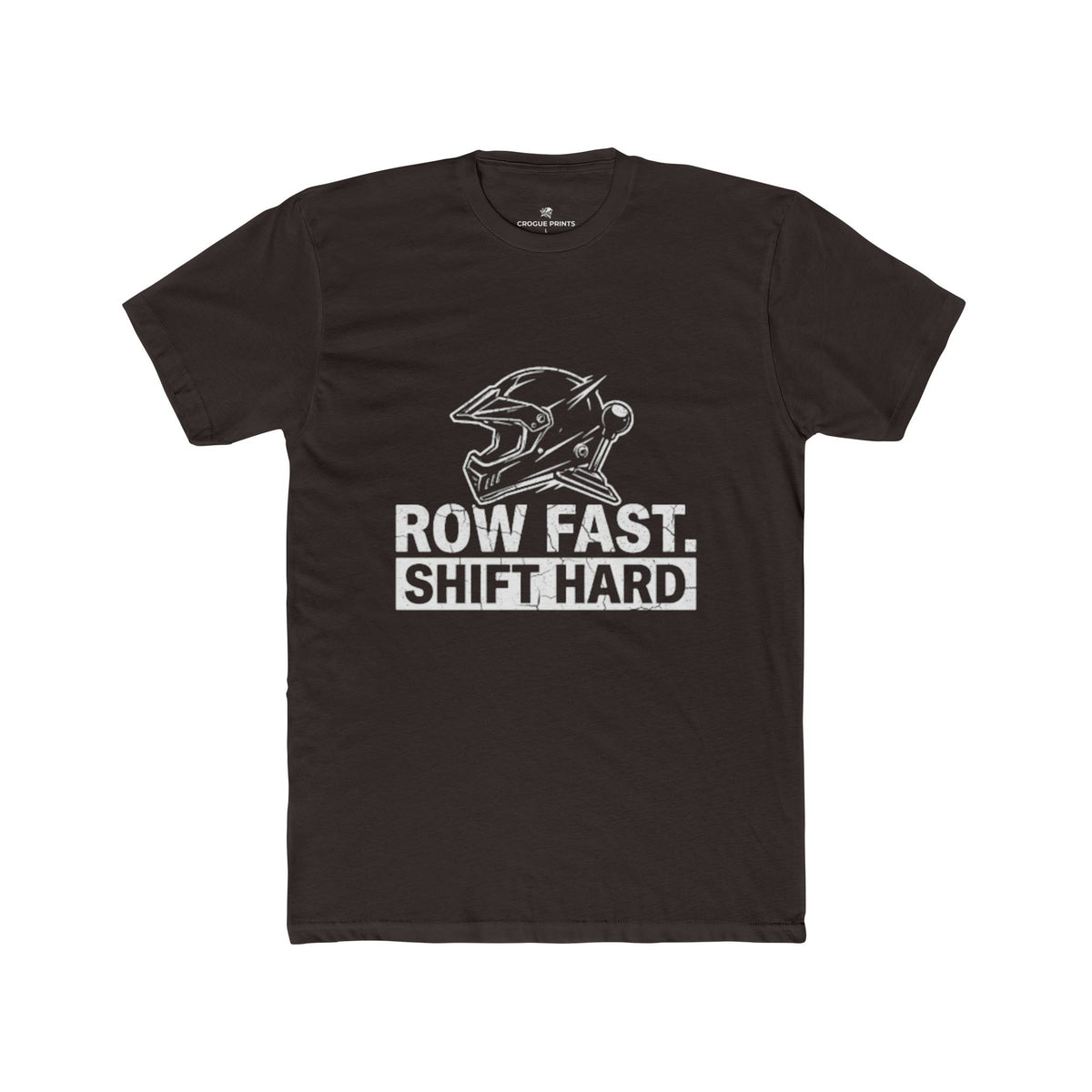 "Row Fast Shift Hard" Graphic T-Shirt | Racing & Manual Transmission Apparel