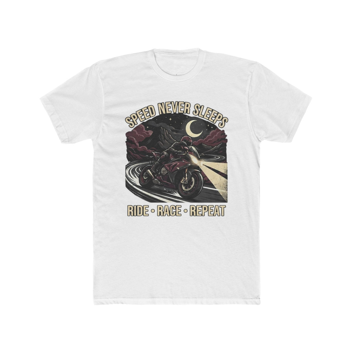 Speed Never Sleeps Motorcycle T-Shirt