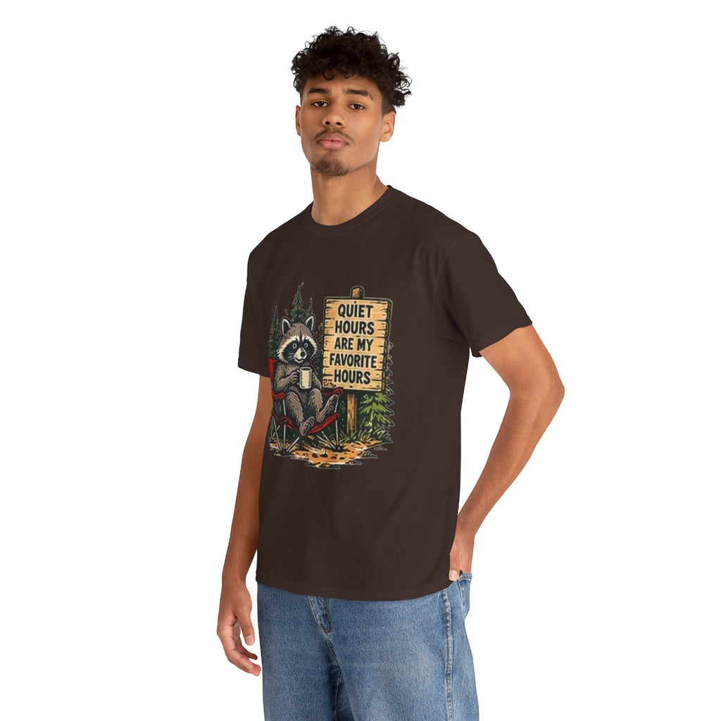 Raccoon Camping  T-Shirt