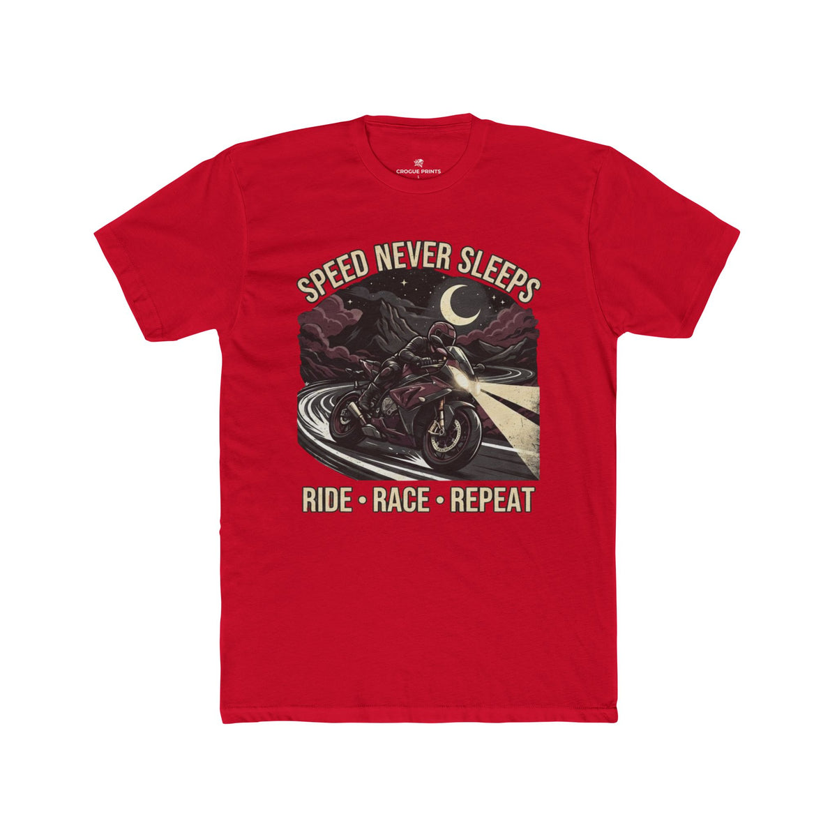 Speed Never Sleeps Motorcycle T-Shirt
