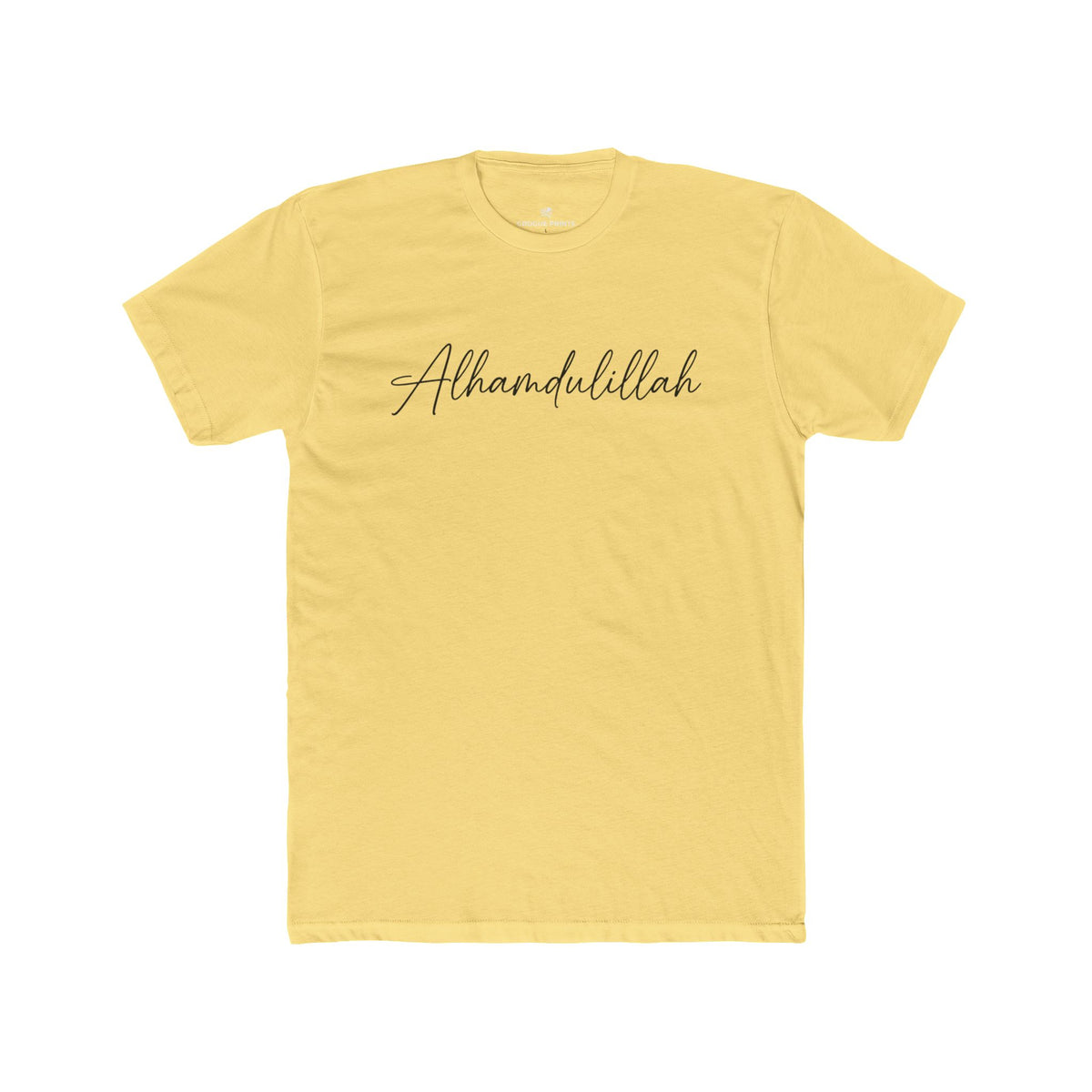 Alhamdulillah" Minimalist Script T-Shirt | Elegant Calligraphy Graphic Tee