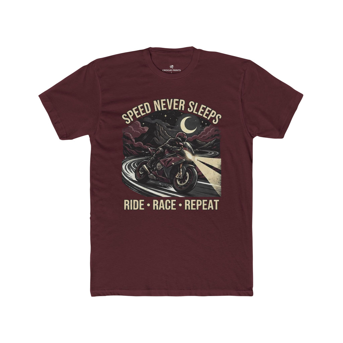 Speed Never Sleeps Motorcycle T-Shirt