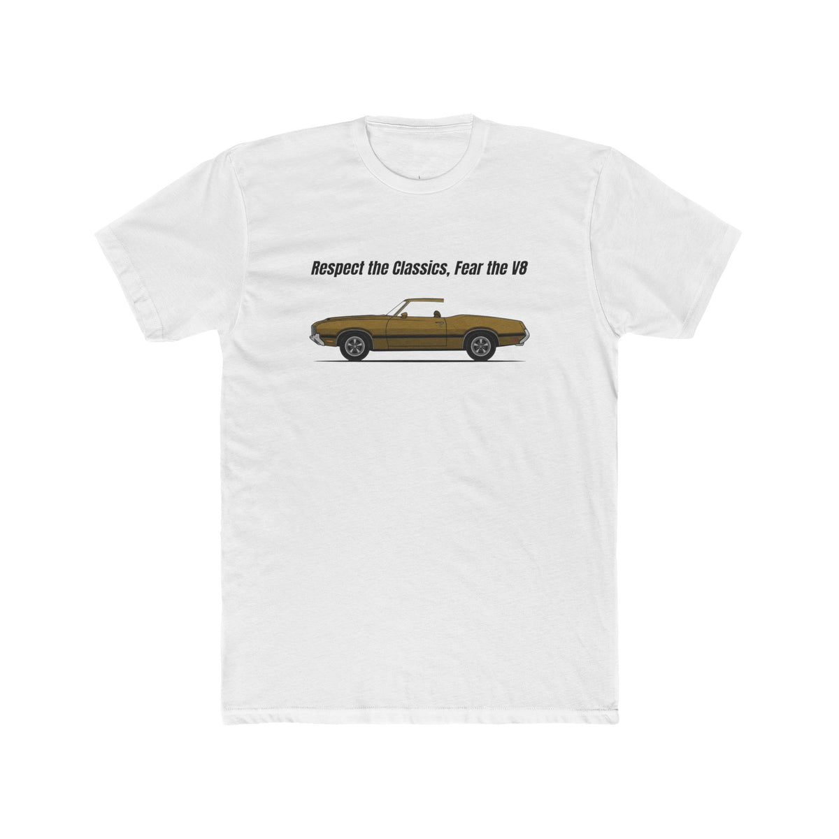 Respect the Classics, Fear the V8" Retro Tee