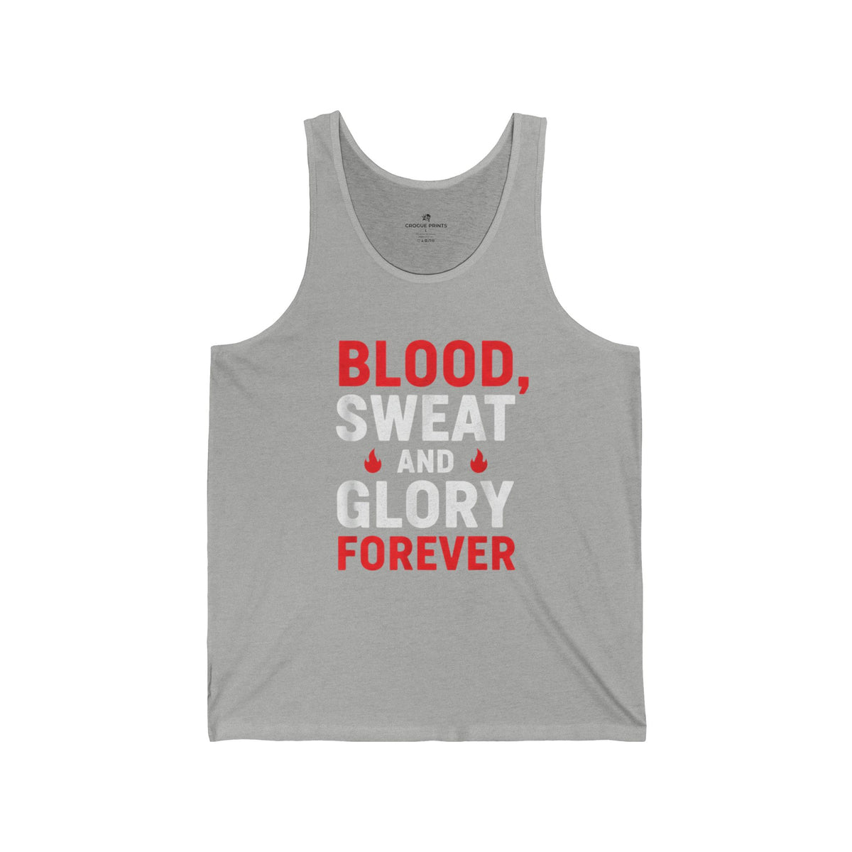 Men’s Blood Sweat & Glory Gym Tank Top – Workout, Bodybuilding & Fitness Shirt