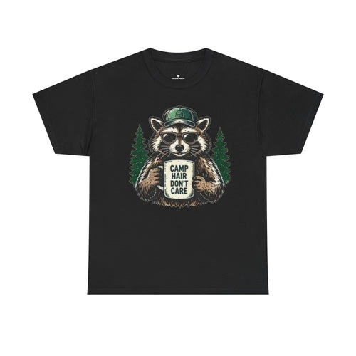 Camp Hair Don’t Care Raccoon T-Shirt
