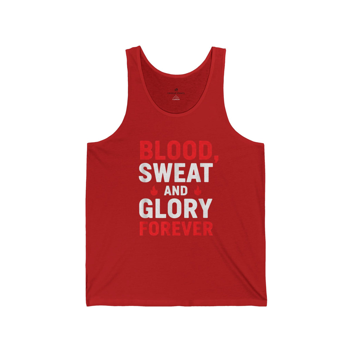 Men’s Blood Sweat & Glory Gym Tank Top – Workout, Bodybuilding & Fitness Shirt