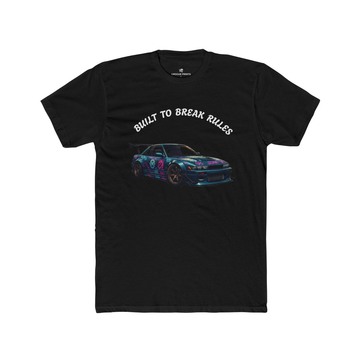 Built to Break Rules JDM Drift Car Graphic T-Shirt