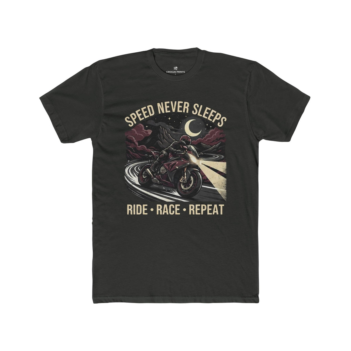 Speed Never Sleeps Motorcycle T-Shirt