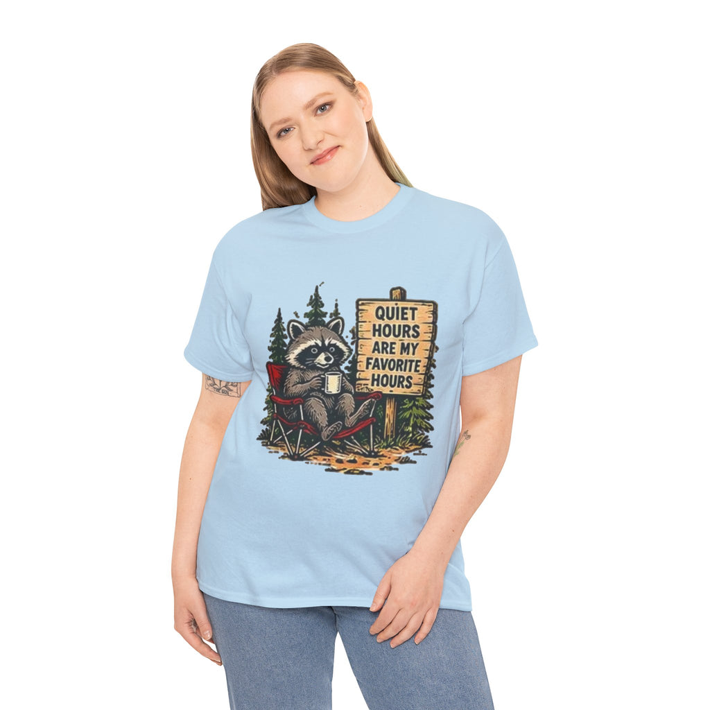 Raccoon Camping  T-Shirt