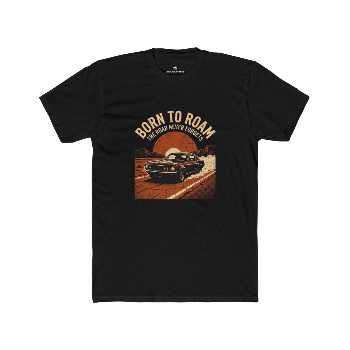 The Road Never Forgets" Muscle Car Shirt