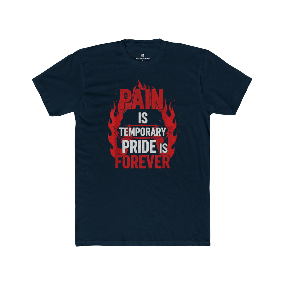 Pain is Temporary Pride is Forever Motivational Workout T-Shirt