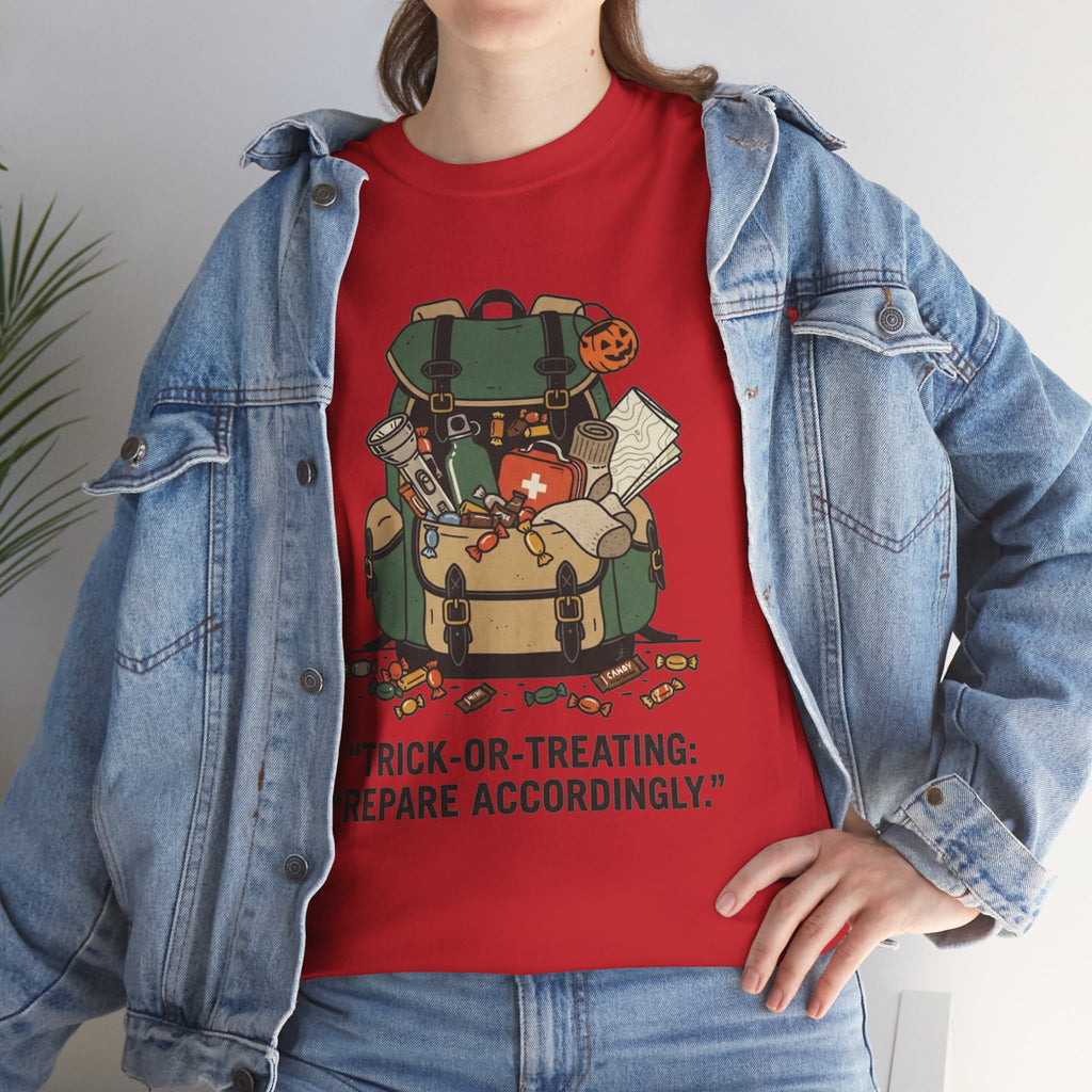 Halloween 'Trick-or-Treating: Prepare Accordingly' T-Shirt