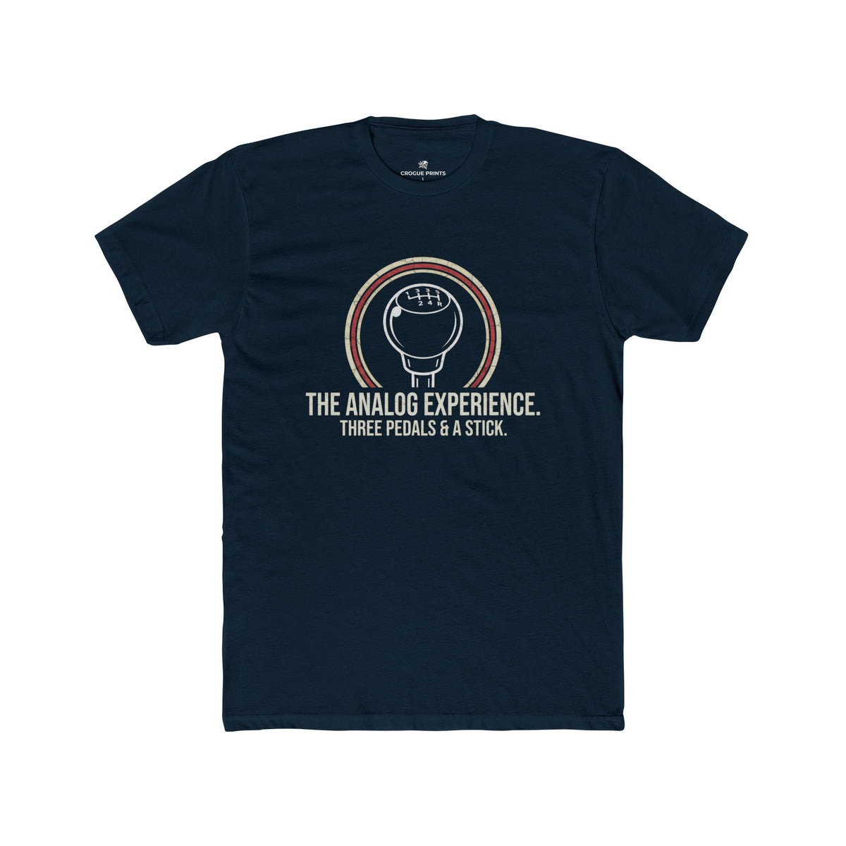 The Analog Experience" Manual Transmission T-Shirt