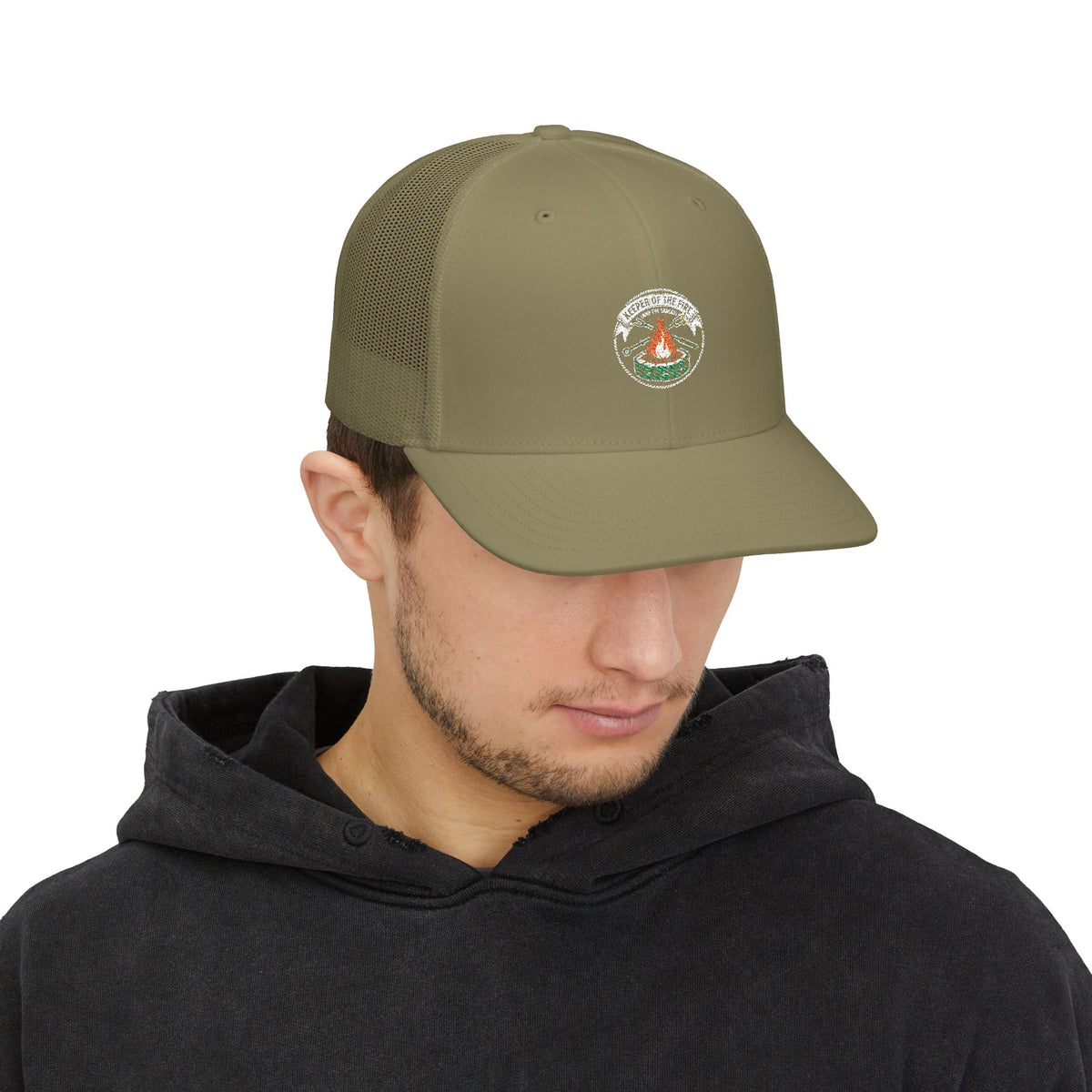Campfire Patch Trucker Cap