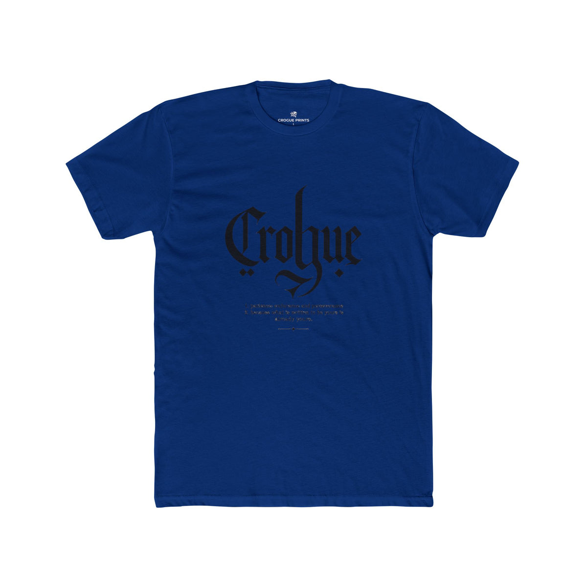 Patience Definition Tee | "What Is Written To Be Yours" Gothic Typography Shirt