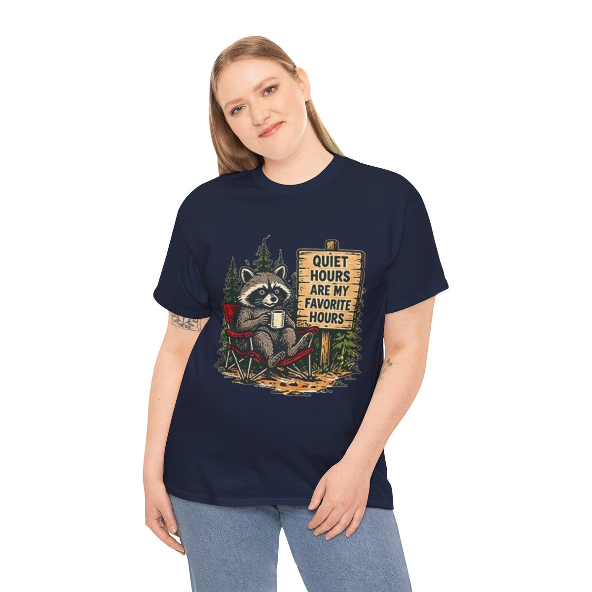 Raccoon Camping  T-Shirt