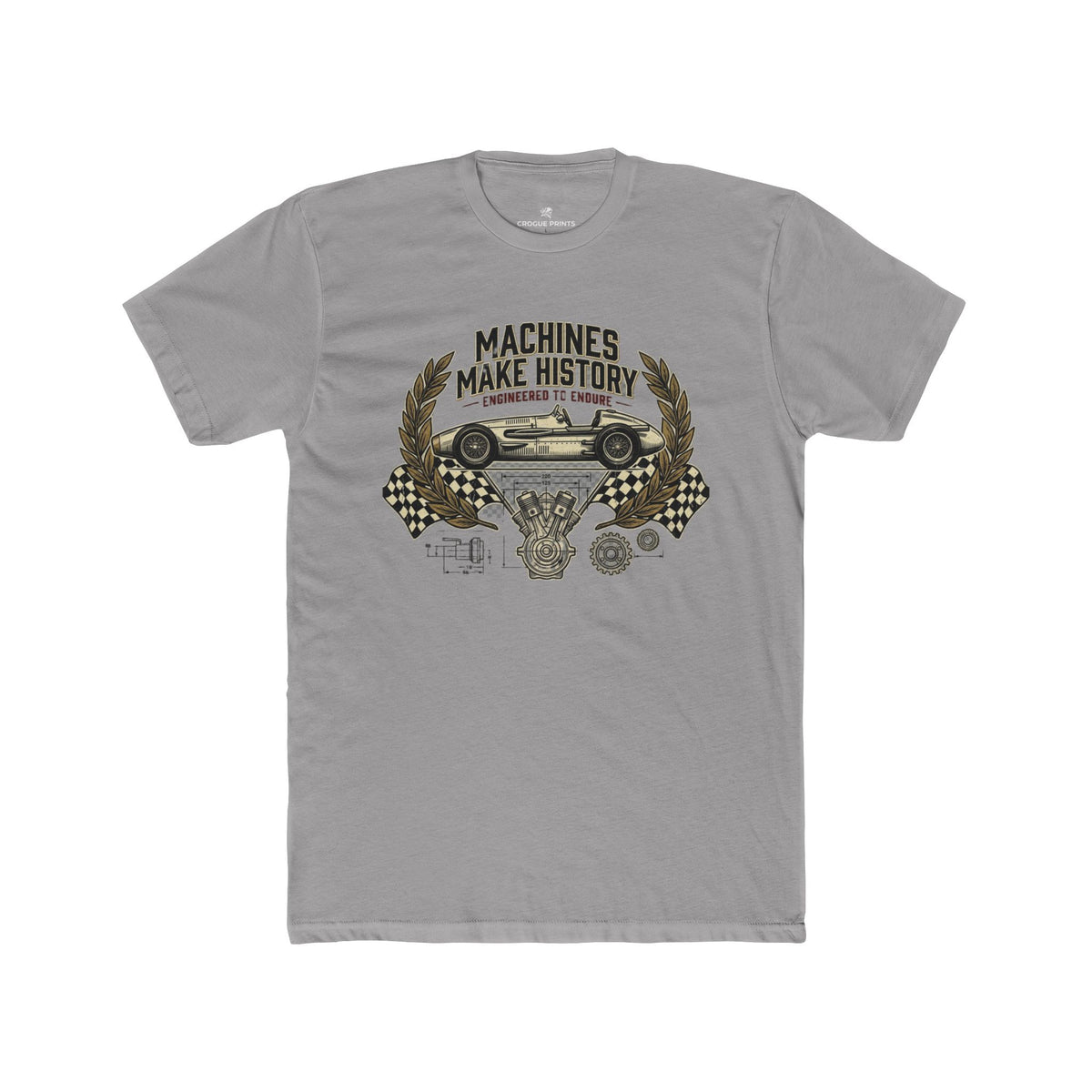 "Machines Make History" Vintage Racer Shirt